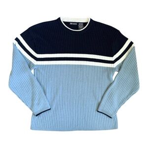 Vintage 90s Faded Glory Stripe Sweater Size XL